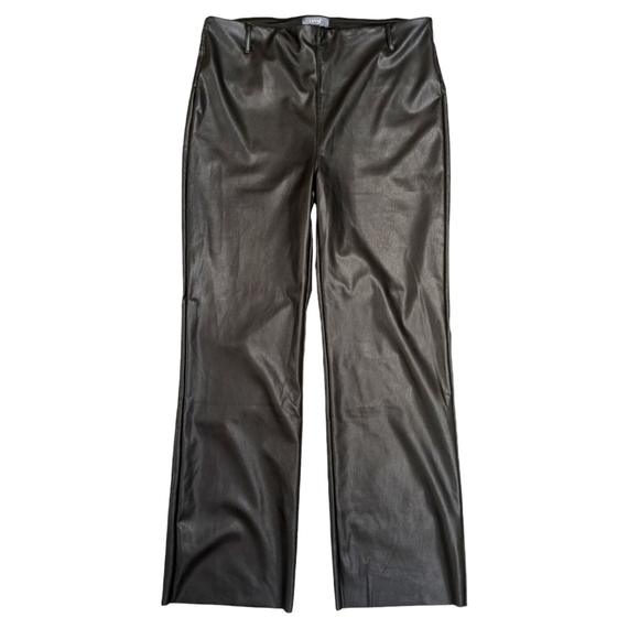 Lysse Pants - Lysse Black Vegan Leather Pants Size XL